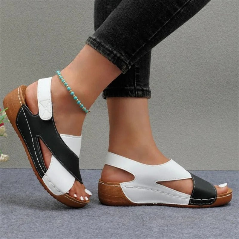 LP | Sandalo elegante con zeppa
