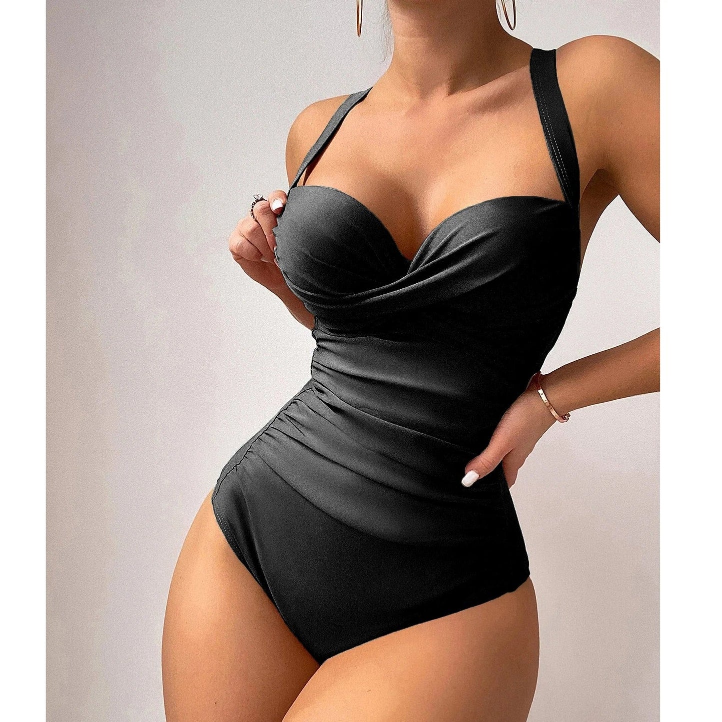 LP | Bikini monopezzo con intreccio frontale