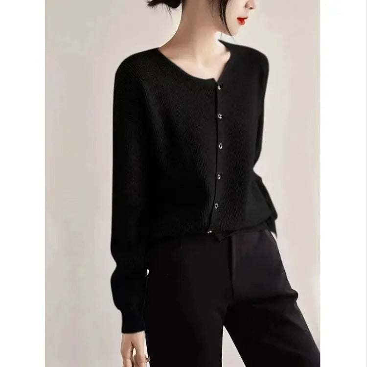 LP | Maglia asimmetrica con abbottonatura