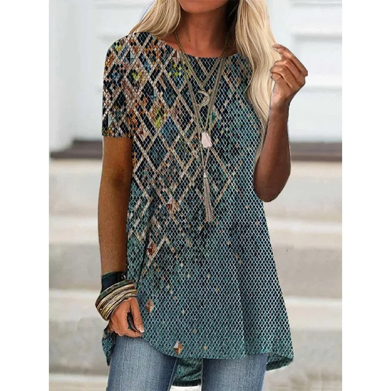 LP | Camicia stampata di ispirazione bohémienne