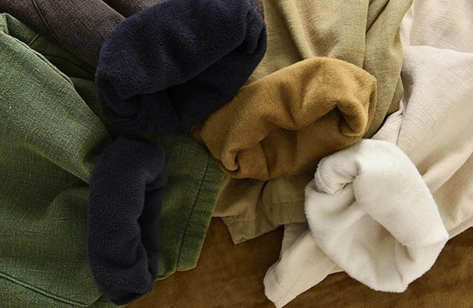 LP | Pantaloni cargo in cotone e lino