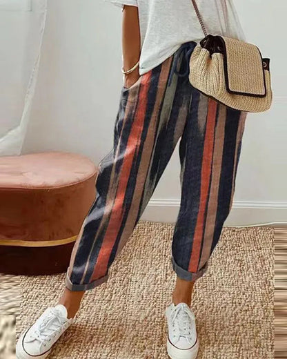 LP | Pantaloni di corda arrotolati