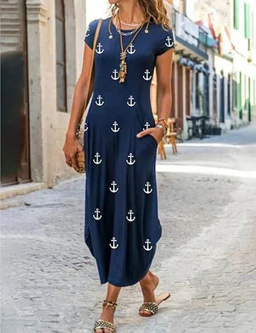 LP | Abito casual con maniche corte
