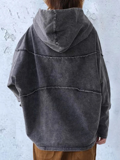 LP | Felpa con cappuccio alla moda in cotone