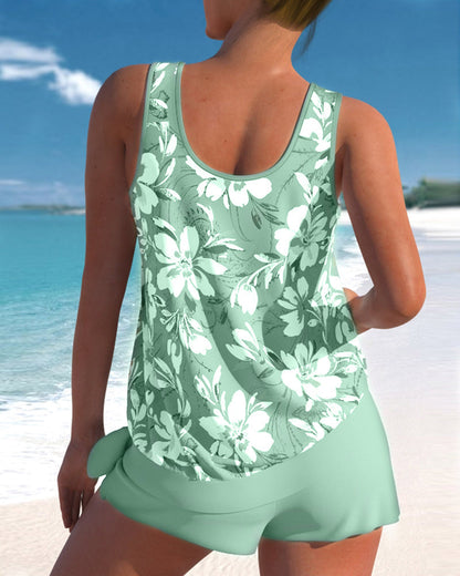 LP | Tankini con stampa floreale
