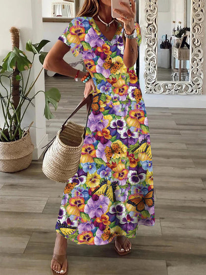 LP | Abito di tendenza con stampa Simian e orlo oversize per donna