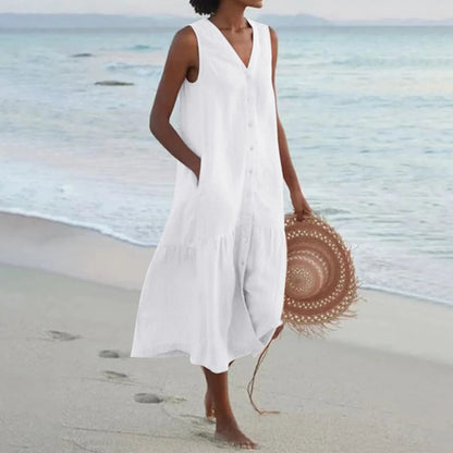 LP | elegante abito midi estivo per le donne