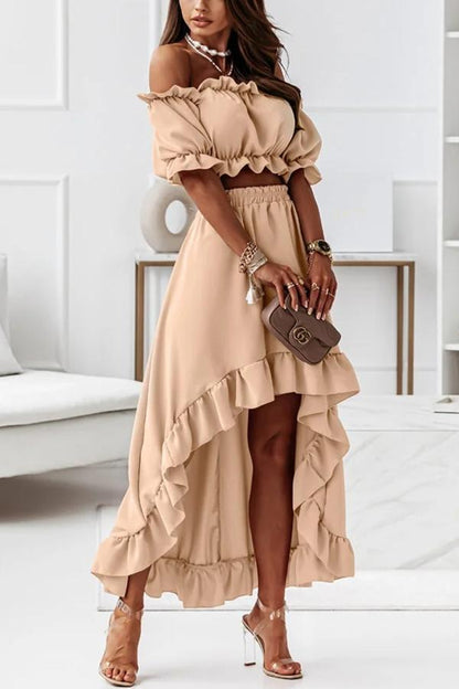 LP | Abito midi off-the-shoulder