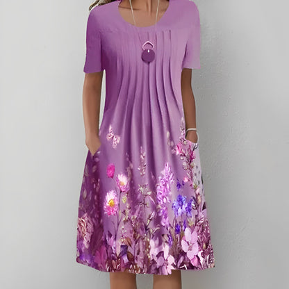LP | Abito midi con stampa floreale