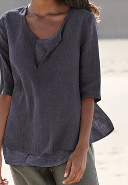 LP | VeeTee™: camicia con scollo a V per donna