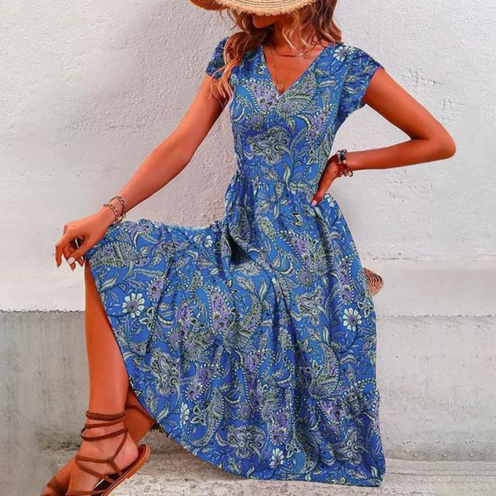 LP | Elegante abito floreale vintage