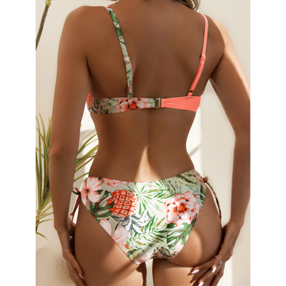 LP | Splendido bikini con motivo floreale