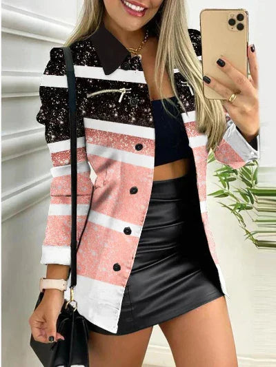 LP | Giacca geometrica chic da donna