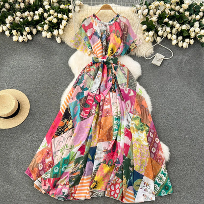 LP | Abito elegante con stampa