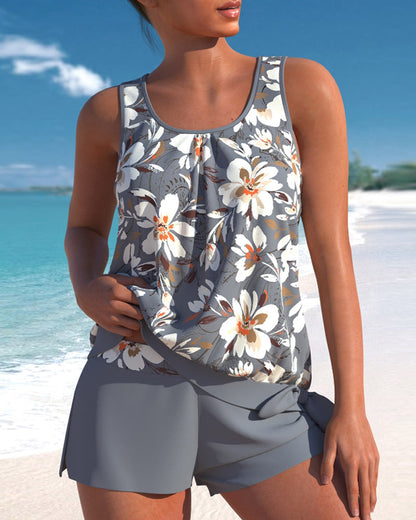 LP | Tankini con stampa floreale