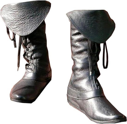 LP | Scarpe stringate con fiocchi in stile gotico steampunk