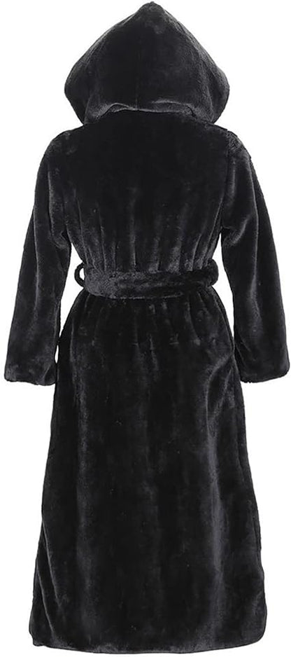 LP | Cappotto in pelliccia sintetica con cappuccio