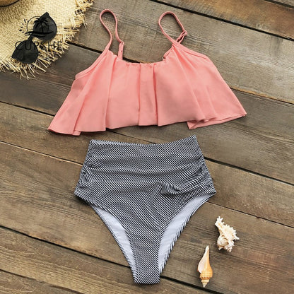 LP | Bikini colorato con volant
