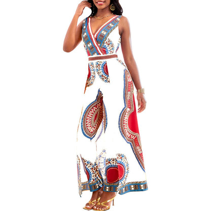 LP | Tuta con stampa africana in stile dashiki