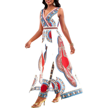 LP | Tuta con stampa africana in stile dashiki