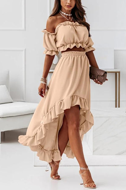 LP | Abito midi off-the-shoulder