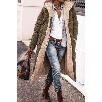 LP | Giacca lunga reversibile (con cappuccio)