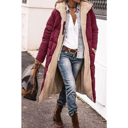 LP | Giacca lunga reversibile (con cappuccio)