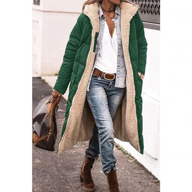 LP | Giacca lunga reversibile (con cappuccio)