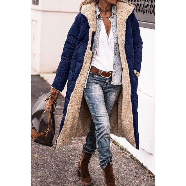 LP | Giacca lunga reversibile (con cappuccio)