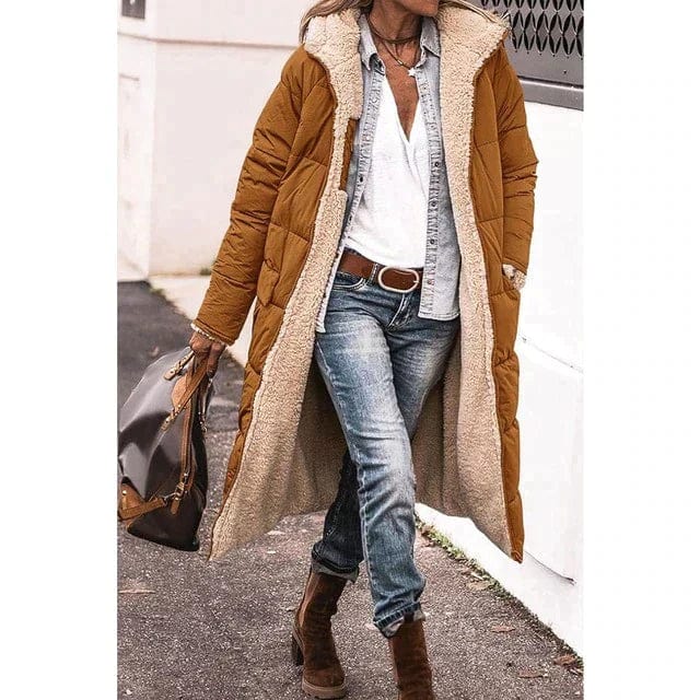 LP | Giacca lunga reversibile (con cappuccio)