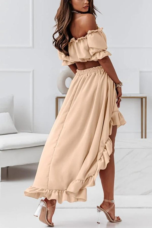 LP | Abito midi off-the-shoulder
