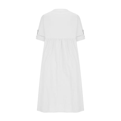 LP | Abito lungo casual in cotone e lino