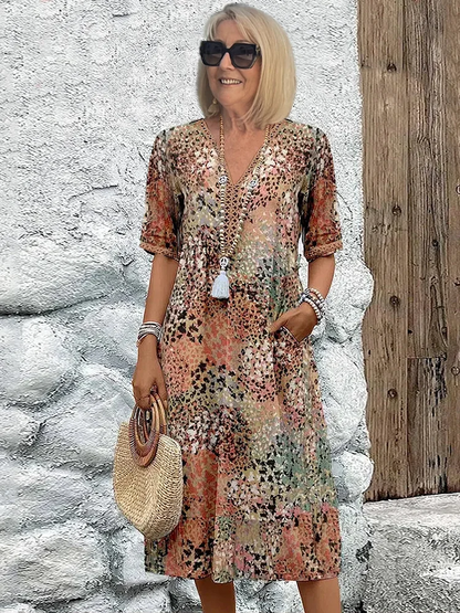 LP | Abito midi per un'eleganza isolana senza sforzo