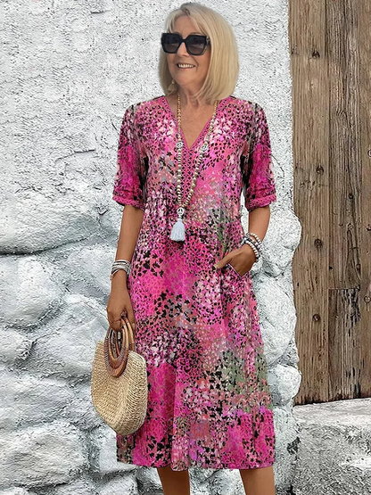 LP | Abito midi per un'eleganza isolana senza sforzo