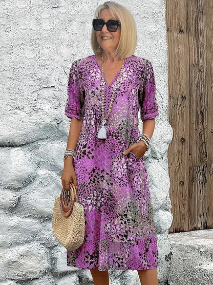 LP | Abito midi per un'eleganza isolana senza sforzo