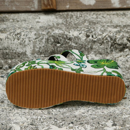 LP | Sandali peep toe floreali cut-out