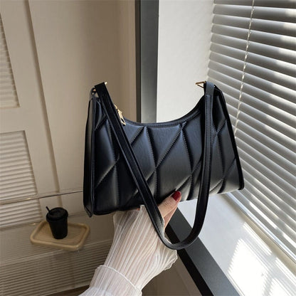 LP | Borsa a tracolla con design a diamante