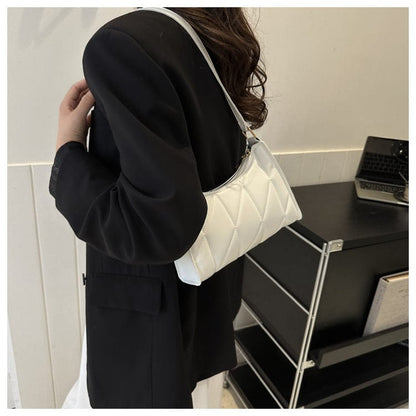 LP | Borsa a tracolla con design a diamante