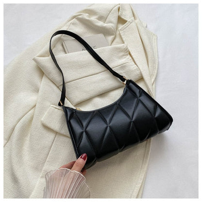 LP | Borsa a tracolla con design a diamante