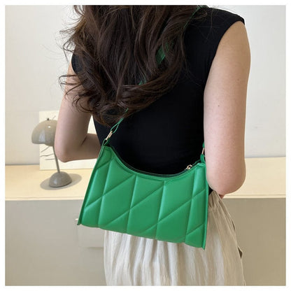 LP | Borsa a tracolla con design a diamante