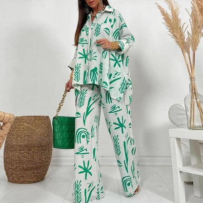 LP | Set due pezzi con motivo floreale