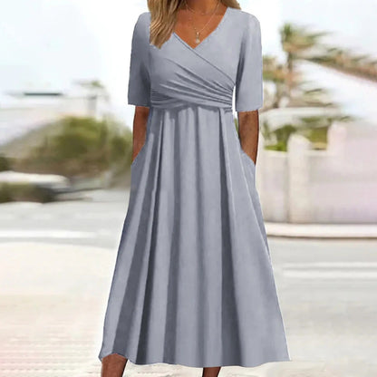 LP | Maxi abito con scollo a V