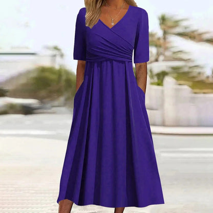 LP | Maxi abito con scollo a V
