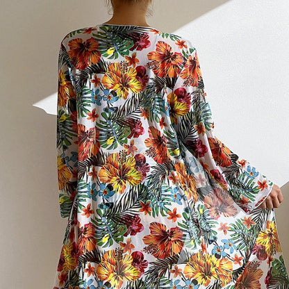 LP | Bikini 3 pezzi a fiori con copricostume