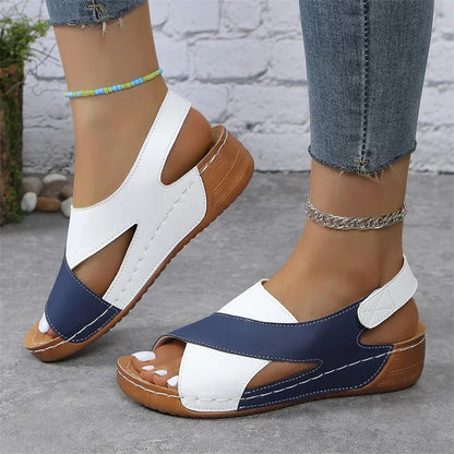 LP | Sandalo elegante con zeppa