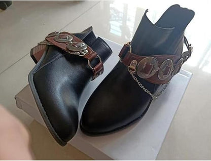LP | Scarpe vintage con tacco medio e grosso
