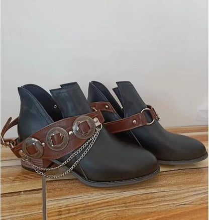 LP | Scarpe vintage con tacco medio e grosso