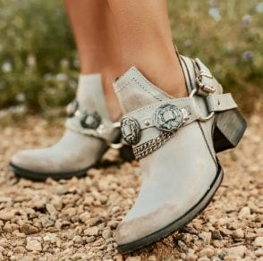 LP | Scarpe vintage con tacco medio e grosso