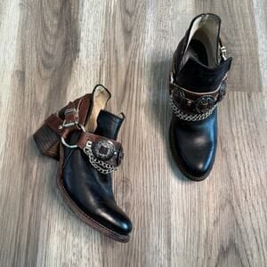 LP | Scarpe vintage con tacco medio e grosso