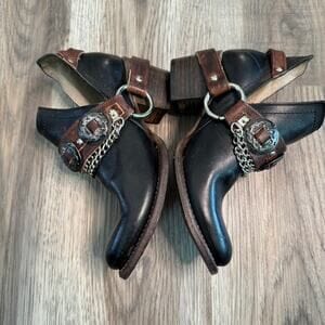 LP | Scarpe vintage con tacco medio e grosso